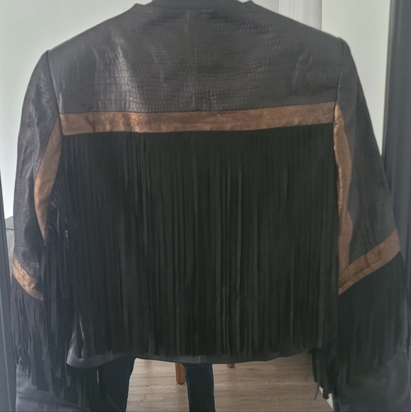Rachel Zoe leather jacket - Picture 2 of 5